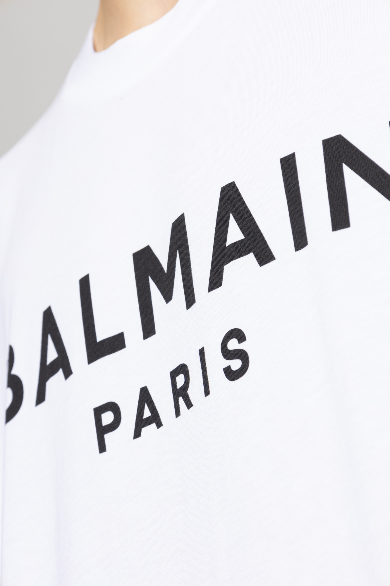 Tシャツ・カットソー BALMAIN Men T-shirt White EH1EG010BB73 GAB Balmain Coin T-shirt - Men | BALMAIN